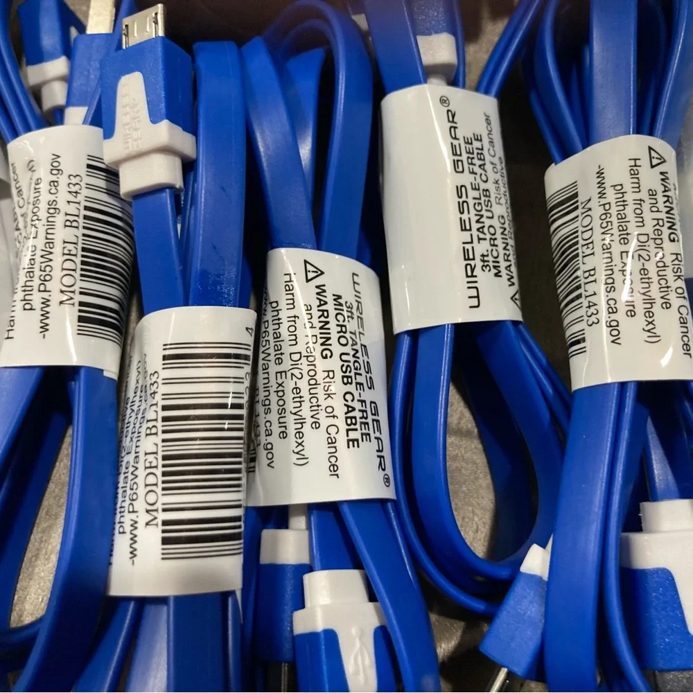 Lot of 28 Wireless Gear 3’ micro USB cables